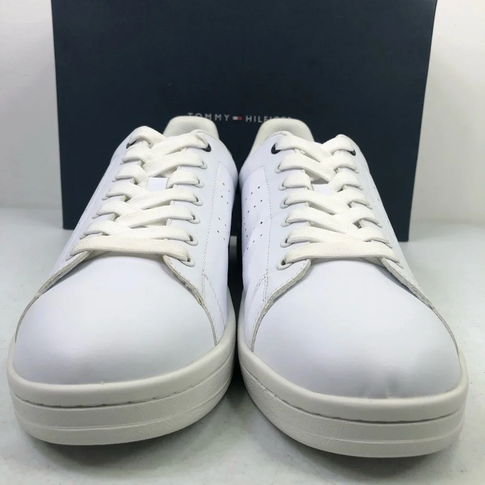 TOMMY Hilfiger Liston Clean White Sneaker Shoes